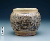 傳統浮雕陶盤藏品圖，第1張